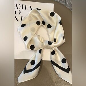 Elegant Polka Dot Scarf